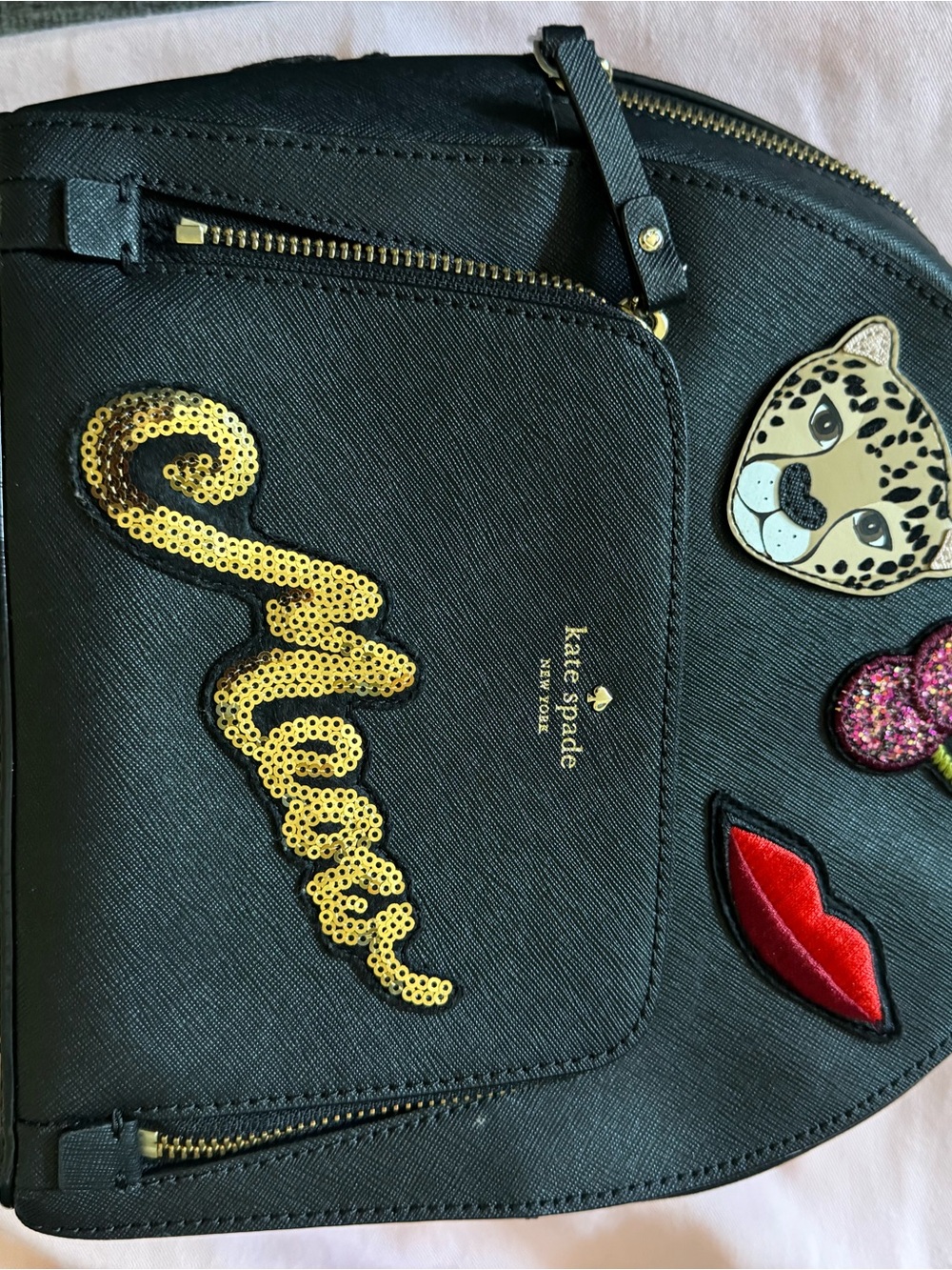 Kate spade mini run wild print backpack
